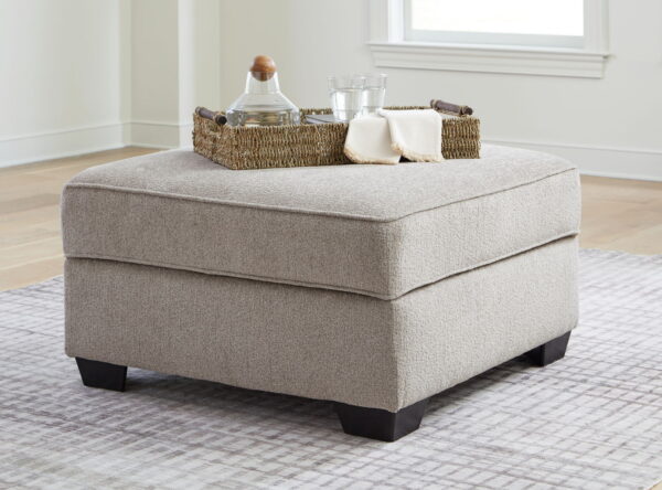 Claireah - Umber - Ottoman With Storage - Image 4