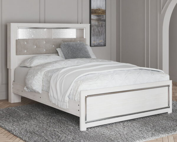 Altyra - Dresser, Mirror, Panel Bookcase Bed - Image 3