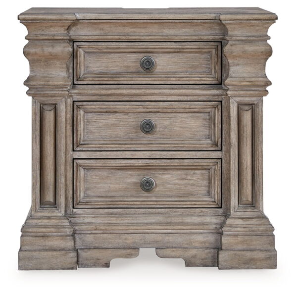 Blairhurst - Light Grayish Brown - Three Drawer Night Stand - Image 2