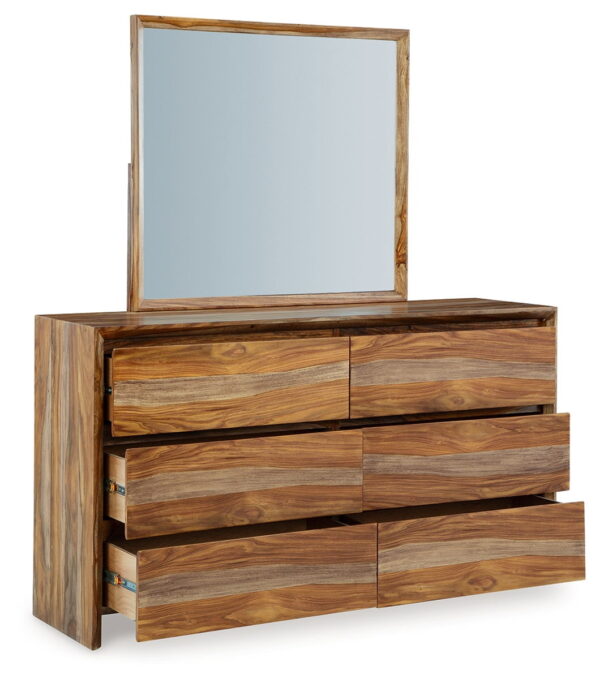 Dressonni - Brown - Dresser And Mirror - Image 4