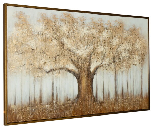 Dalewick - Brown / Gray / Gold Finish - Wall Art - Image 4