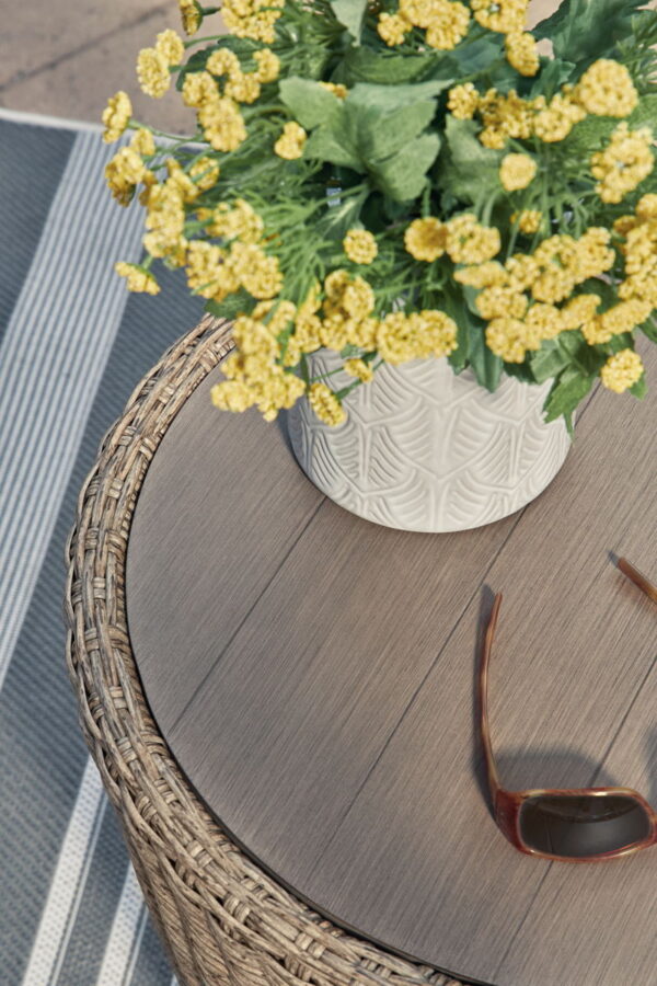 Danson - Beige - Round End Table - Image 4