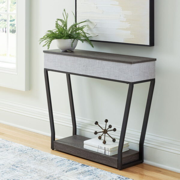 Sethlen - Gray / Black - Console Sofa Table - Image 2