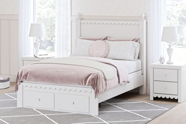 Mollviney - Panel Storage Bed - Image 5