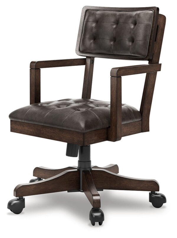 Breckington - Dark Brown - Home Office Desk Chair - Image 2