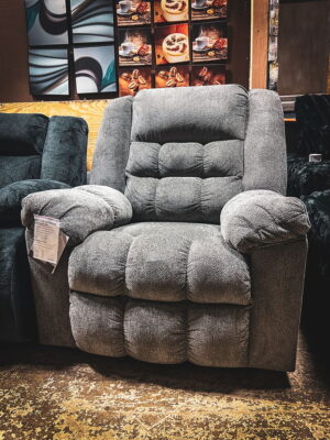 Gray Rocker Recliner