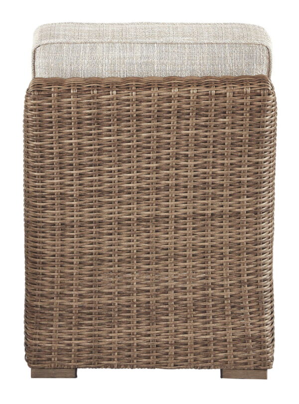Beachcroft - Beige - Armless Chair w/Cushion - Image 3