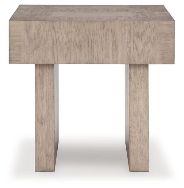 Jorlaina - Light Grayish Brown - Square End Table - Image 2