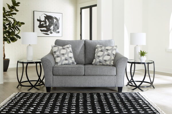 Mathonia - Smoke - Loveseat - Image 3