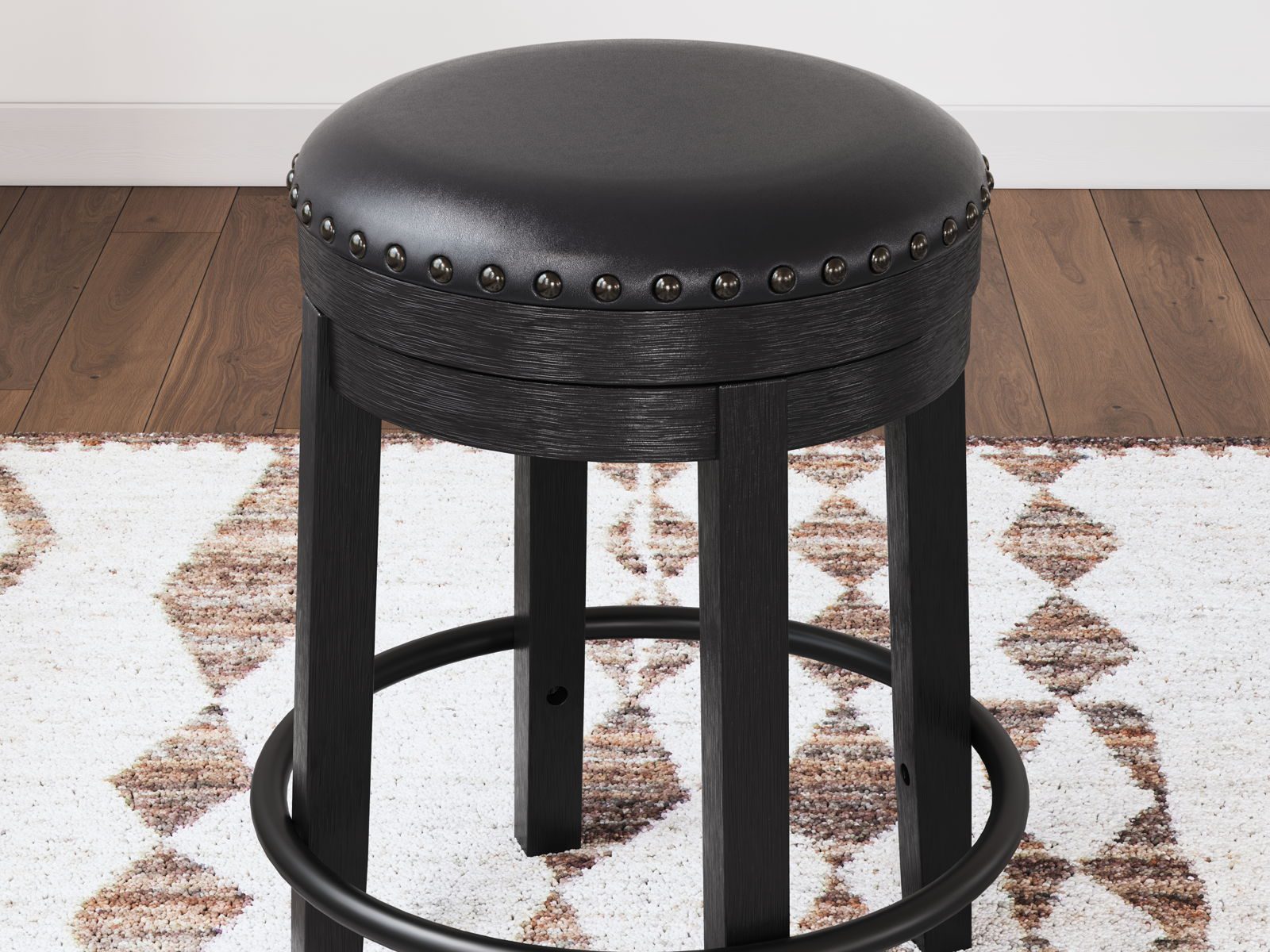 Valebeck - Upholstered Swivel Stool - Image 8