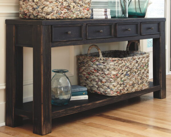 Gavelston - Black - Sofa Table - Image 4