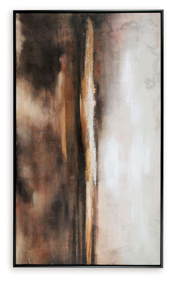 Drewland - Black / Brown / Orange - Wall Art - Image 3
