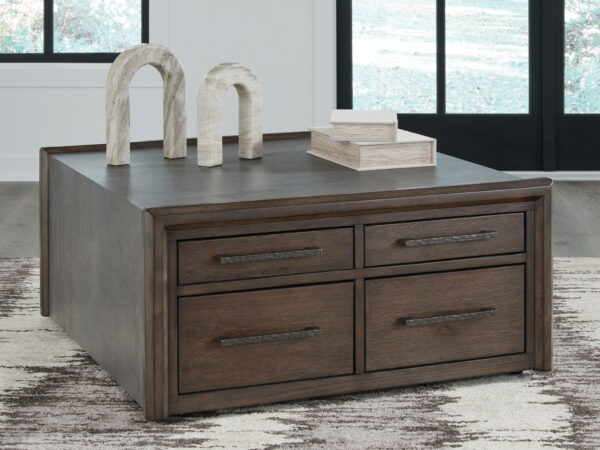 Kallenny - Brown / Gray - Square Cocktail Table - Image 4