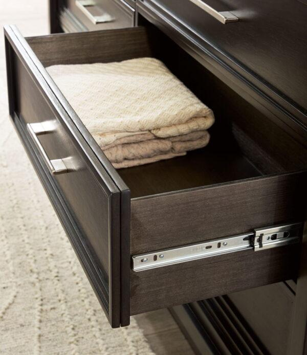 Neymorton - Dark Grayish Brown - Dresser And Mirror - Image 2