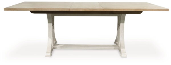 Shaybrock - Antique White / Brown - Rectangular Dining Room Extension Table - Image 4