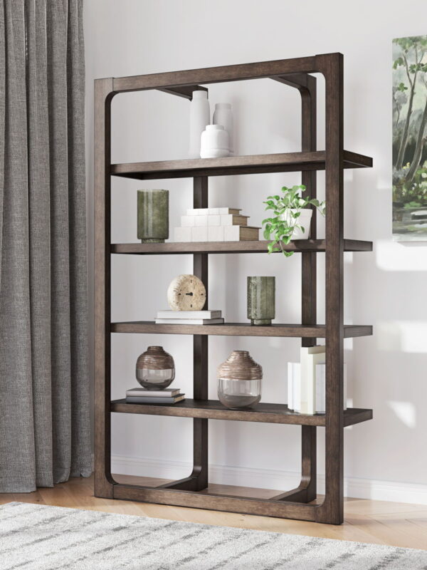 Breckington - Dark Brown - Bookcase - Image 2