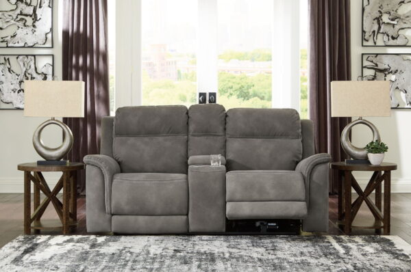Next-Gen Durapella - Reclining Power Loveseat With Console - Image 7