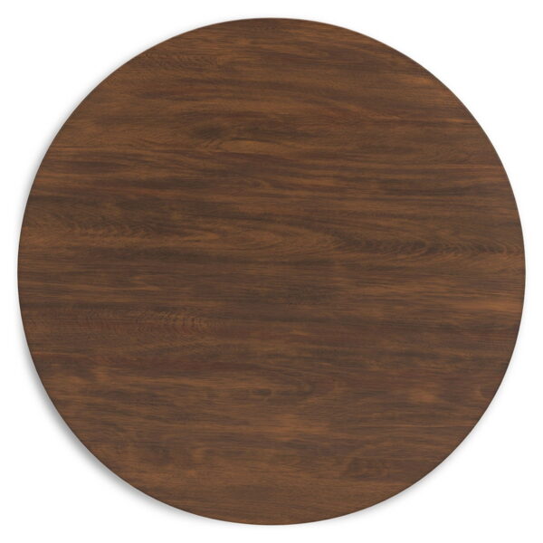 Lyncott - Brown - Round Dining Room Table - Image 2