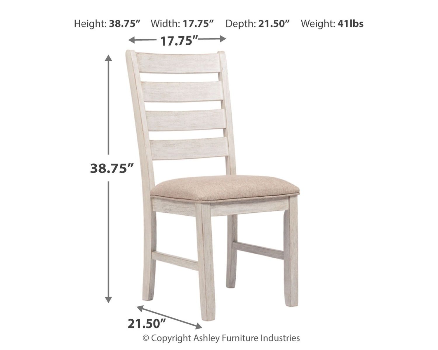 Skempton - White - Dining UPH Side Chair (Set of 2) - Image 4