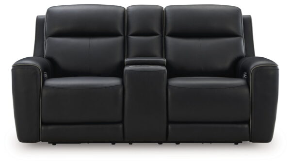 5Z-Comfort - Relaxation - Power Reclining Loveseat with Console / Adj Headrest - Image 3