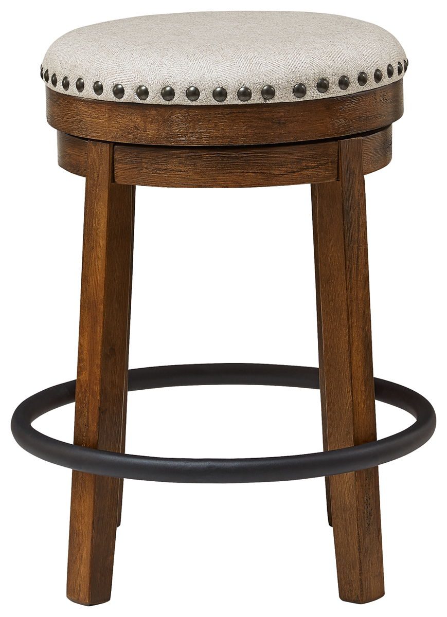 Valebeck - Upholstered Swivel Stool - Image 5