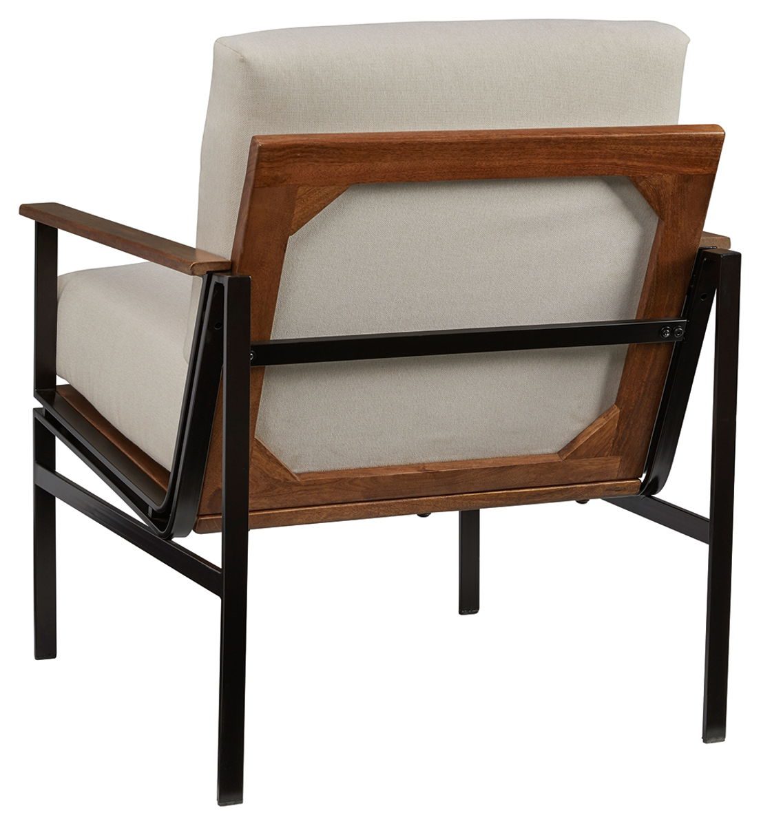 Tilden - Ivory / Brown - Accent Chair - Image 3