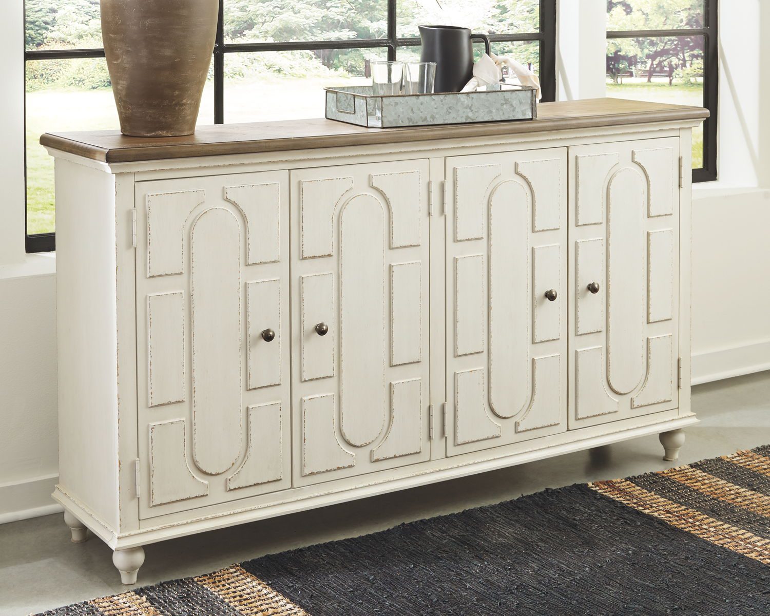 Roranville - Antique White - Accent Cabinet - Image 2