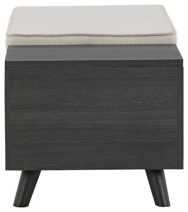 Yarlow - Dark Gray - Storage Bench - Image 2
