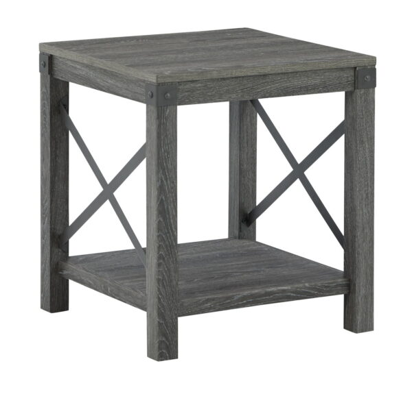 Freedan - Grayish Brown - 3 Pc. - Coffee Table, 2 End Tables - Image 3
