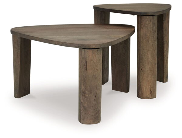 Reidport - Grayish Brown - Accent Cocktail Table Set (Set of 2) - Image 2