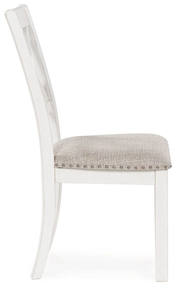 Robbinsdale - Antique White - Dining Upholstered Side Chair (Set of 2) - Image 2
