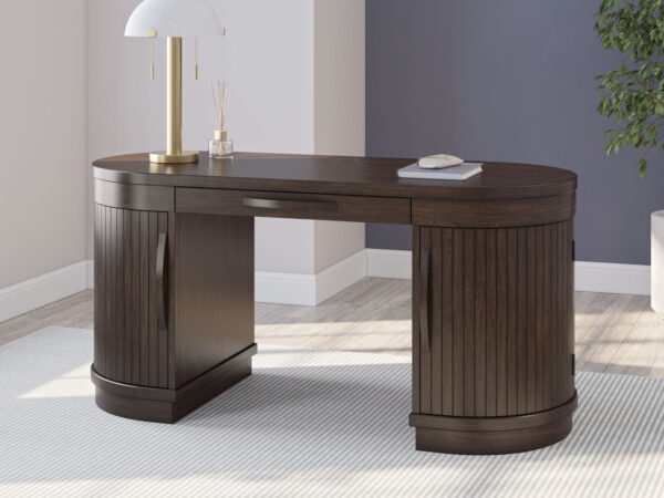 Korestone - Warm Brown - Home Office Desk - Image 4