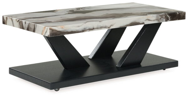 Cendill - Dark Brown / White / Black - Occasional Table Set (Set of 3) - Image 4