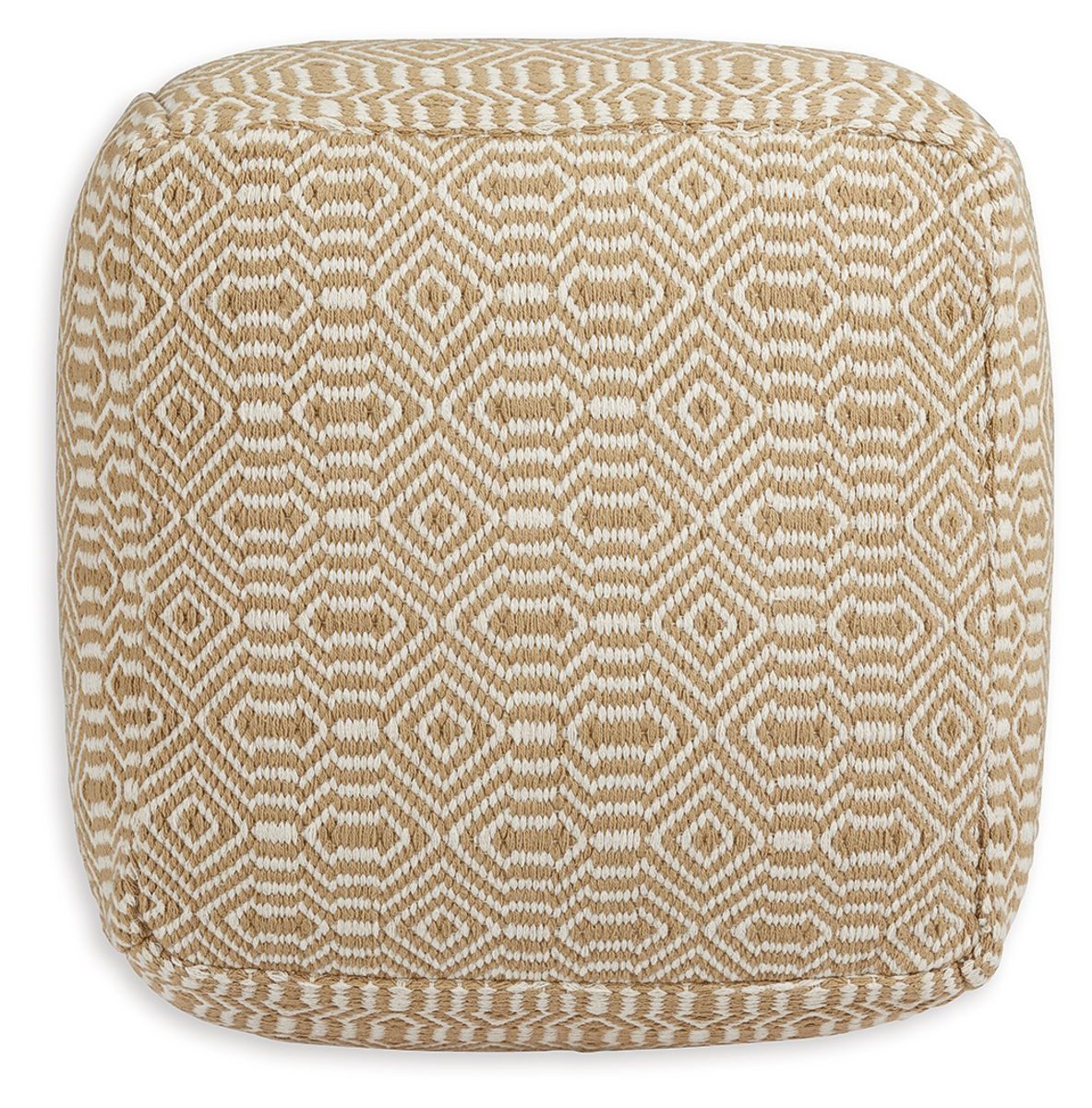 Adamont - Tan / Ivory - Pouf - Image 3