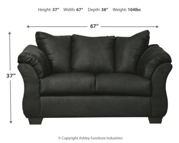 Darcy - Stationary Loveseat - Image 3