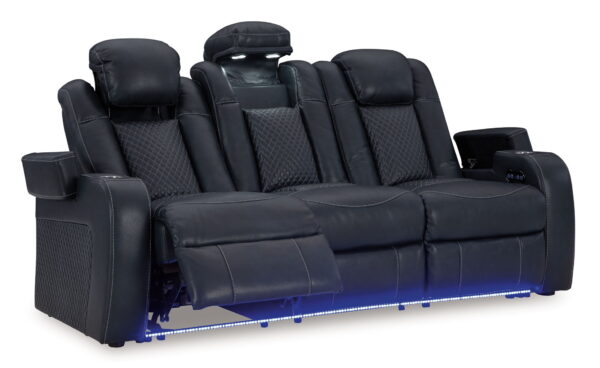 Fyne-dyme - Power Reclining Sofa With Adj Headrest - Image 5