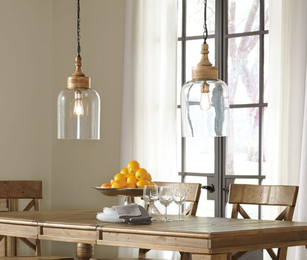 Faiz - Transparent - Glass Pendant Light - Image 2