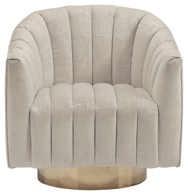 Penzlin - Pearl - Swivel Accent Chair - Image 2