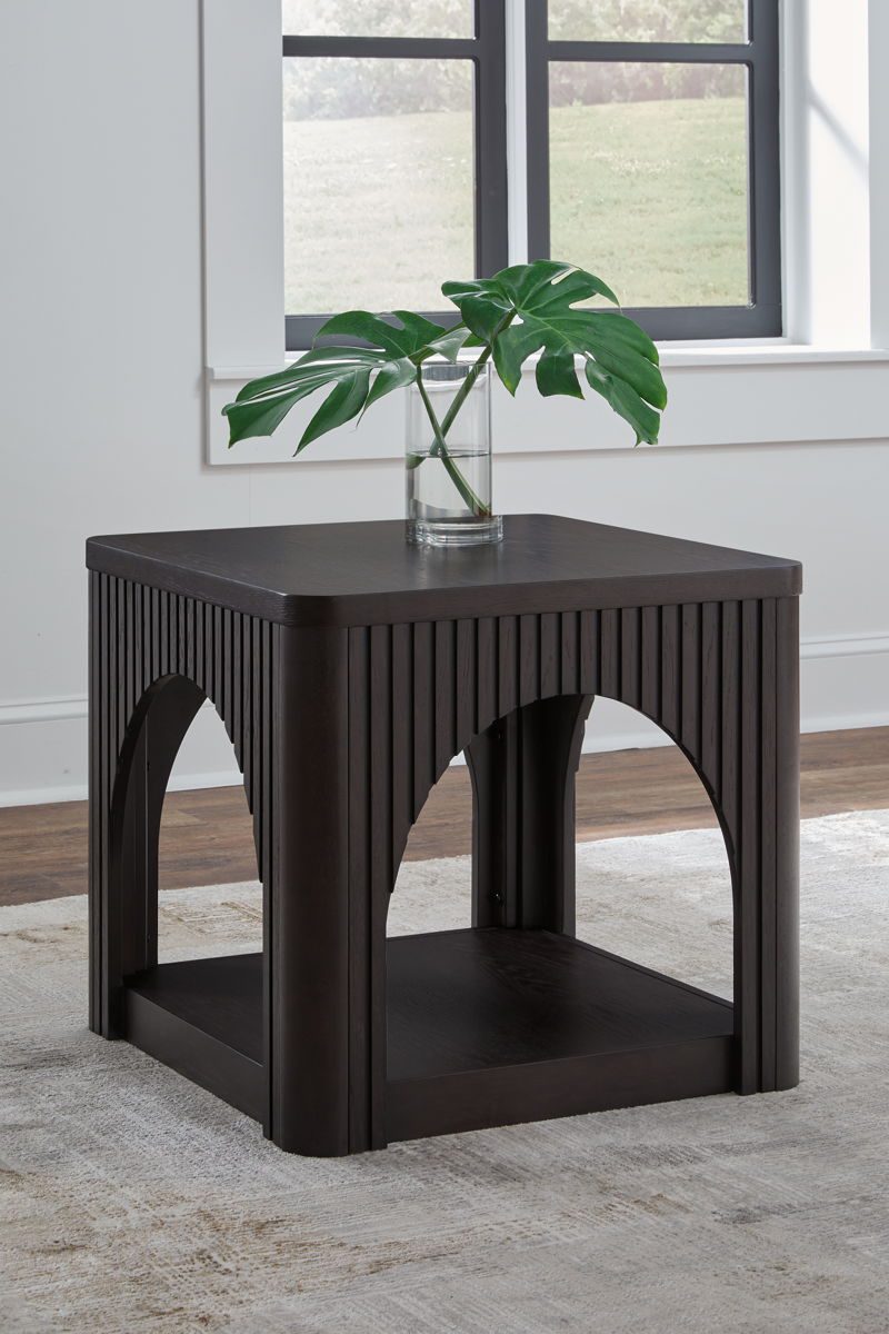 Yellink - Black - Square End Table - Image 3