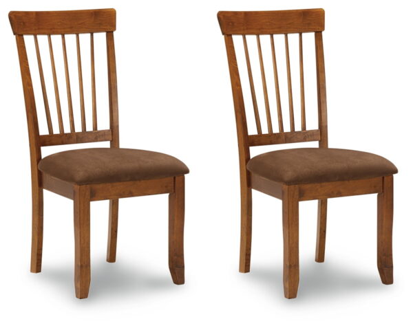 Berringer - Rustic Brown - Dining UPH Side Chair (Set of 2) - Image 2