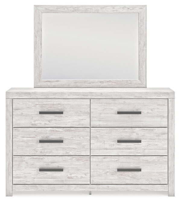 Cayboni - Whitewash - Dresser And Mirror - Image 2