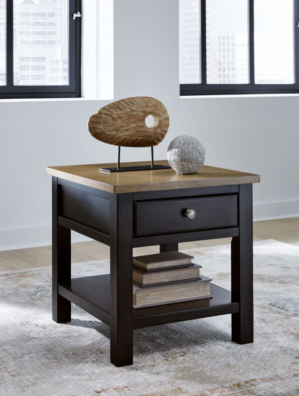 Drazmine - Brown - Rectangular End Table - Image 4