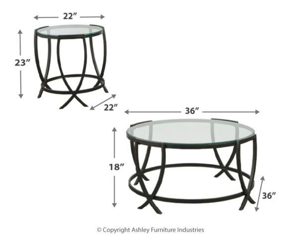 Tarrin - Black - Occasional Table Set (Set of 3) - Image 2