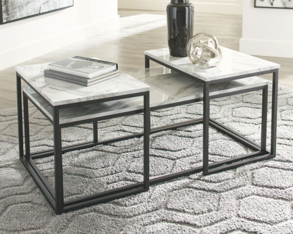Donnesta - Gray / Black - Occasional Table Set (Set of 3) - Image 3