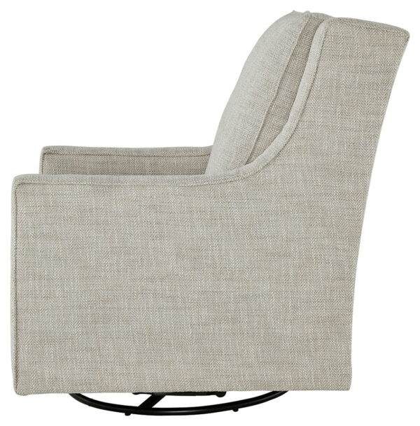 Kambria - Fog - Swivel Glider Accent Chair - Image 4