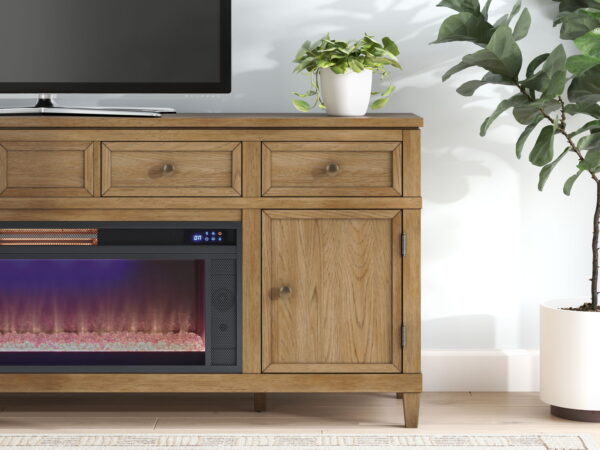 Sharlance - 81" TV Stand With Electric Fireplace - Image 6