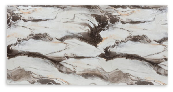 Jeshina - Dark Brown / Beige - Dining Table - Image 3