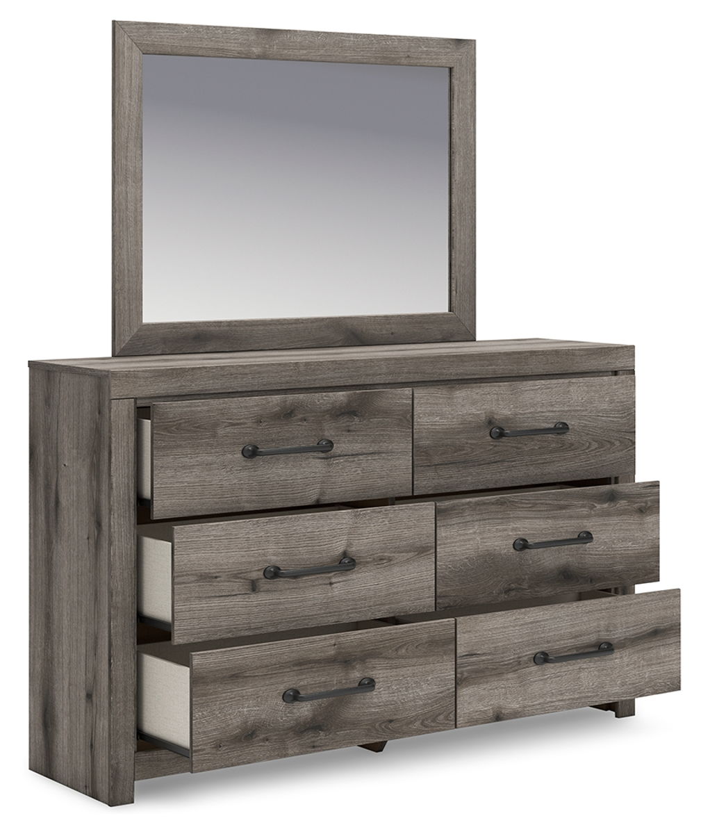 Graystorm - Brown Gray - Dresser And Mirror - Image 3