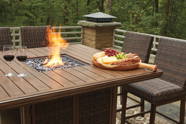 Paradise Trail - Outdoor Fire Pit Table Set - Image 8