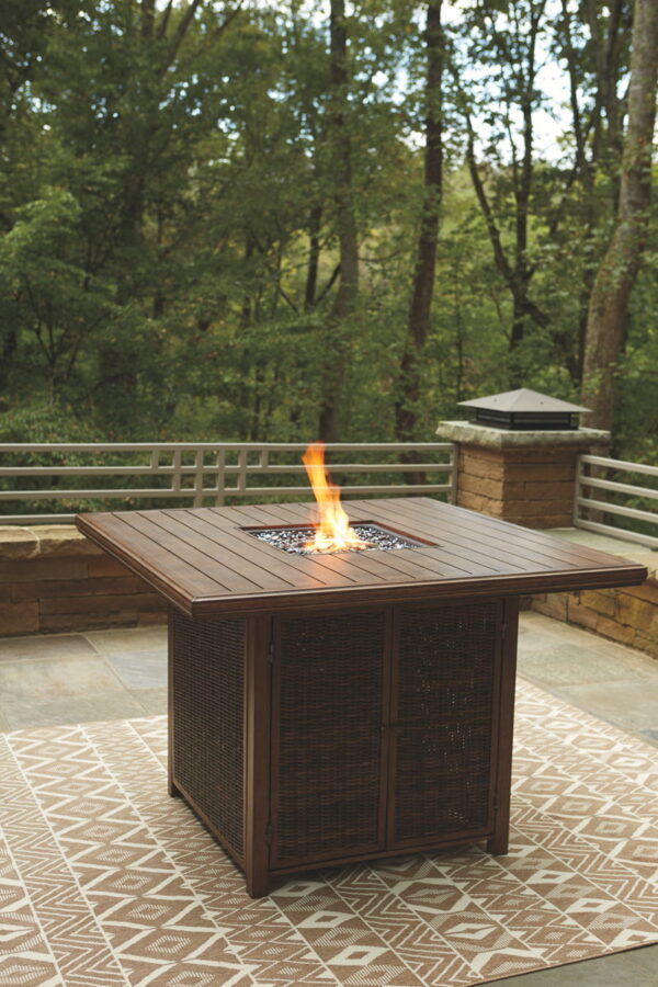 Paradise Trail - Outdoor Fire Pit Table Set - Image 6